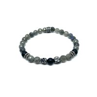 Bracelet Madame Black in Argent Labradorite MBBRT3 - MBBRT3